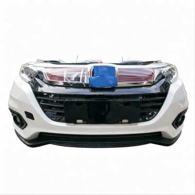 quality Vezel Front Bumper Assembly High-quality Universal Fitment Park Assist Sensor Cutouts Left Right Brake Lights Turn Signals factory